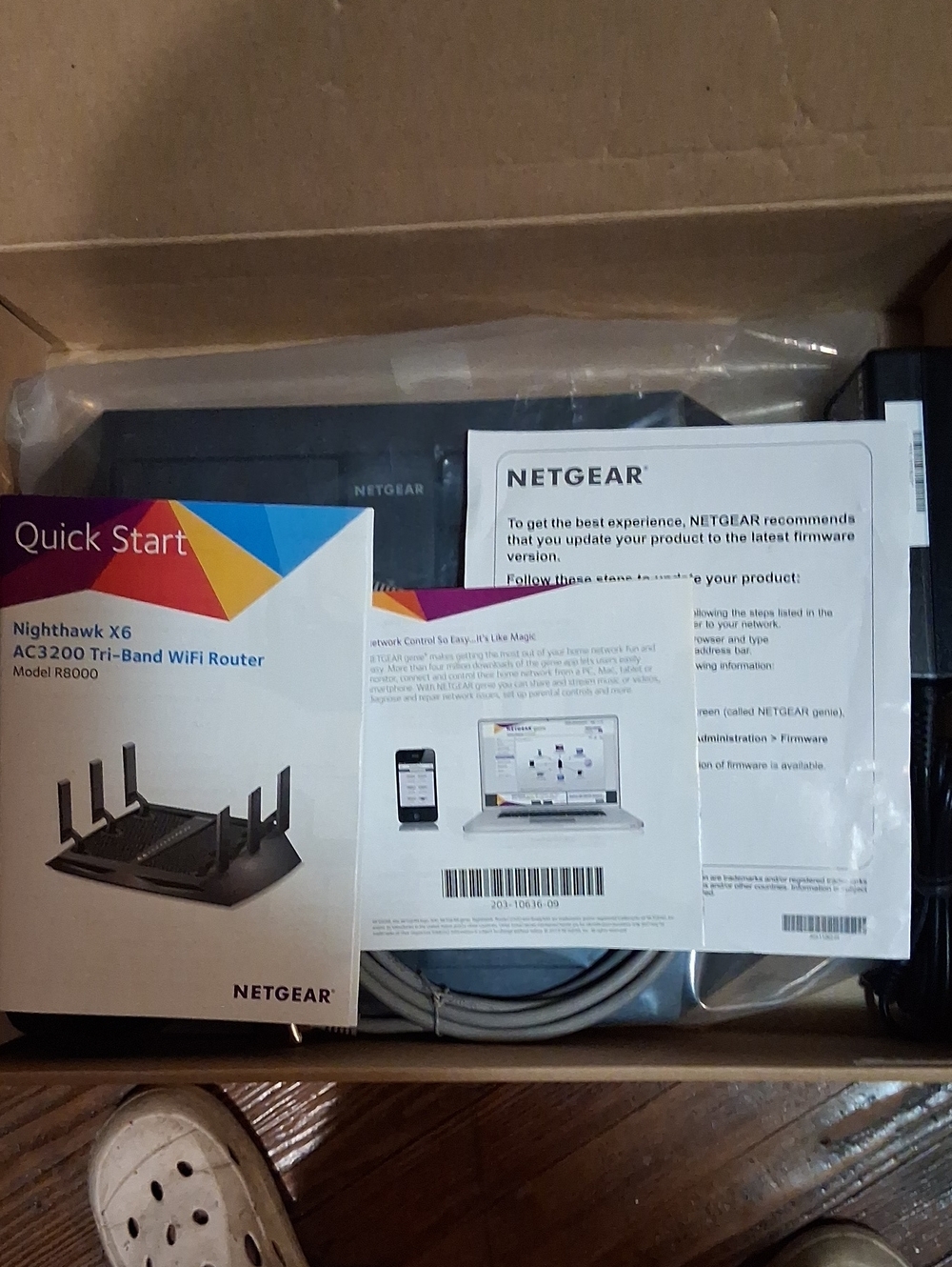 Netgear,Nighthawk X6,AC3200.Tri Band WiFi Router.Unused Model R8000.NIB - Picture 3 of 9